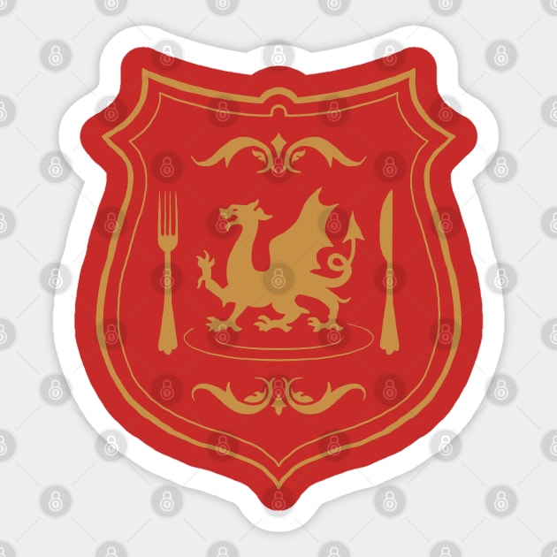 Dungeon Meshi Crest Sticker by malbatross